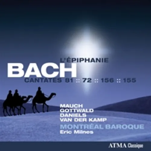 Pochette du CD Bach : Cantates pour l'Épiphanie 72, 81, 155, 156