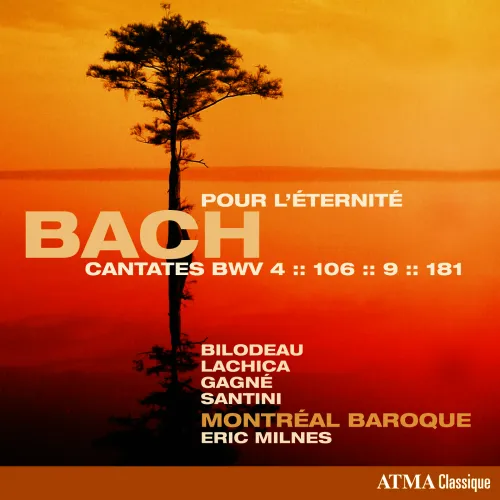 Pochette du CD Bach : Cantates pour l'éternité BWV 4, 9, 106, 181 