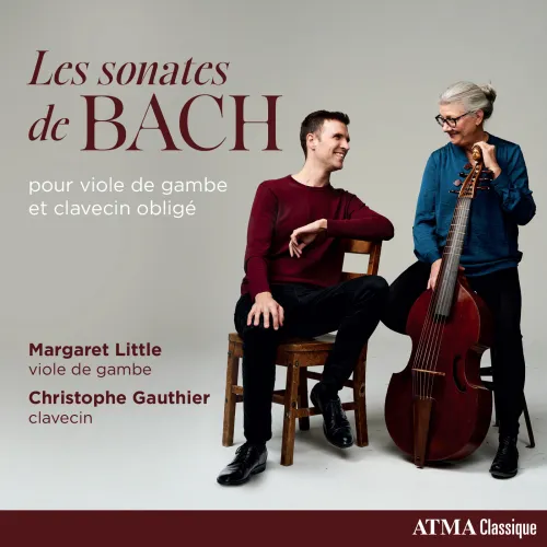 Pochette du CD Les sonates de BACH pour viole de gambe et clavecin obligé